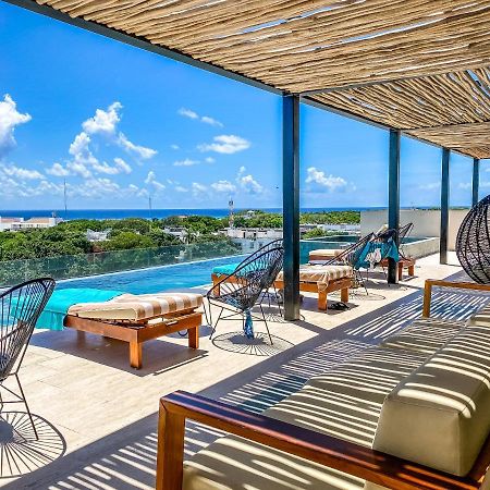 Big Studio At Kaab By The Beach With Roof Top Pool, Sauna And Jacuzzi Near Paseo Del Carmen Mall 普拉亚卡门 外观 照片
