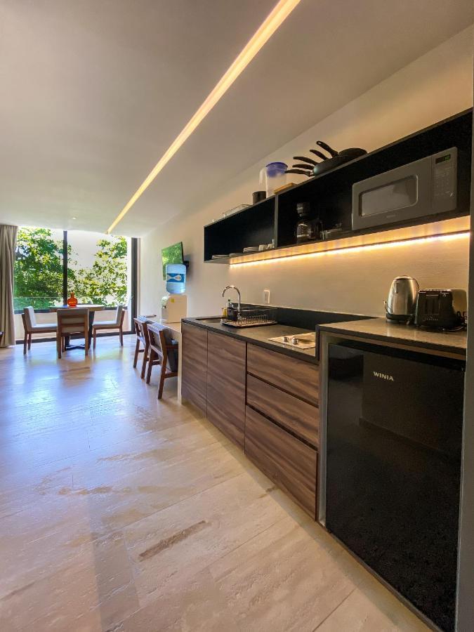 Big Studio At Kaab By The Beach With Roof Top Pool, Sauna And Jacuzzi Near Paseo Del Carmen Mall 普拉亚卡门 外观 照片