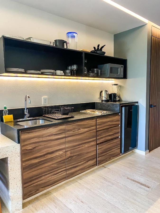 Big Studio At Kaab By The Beach With Roof Top Pool, Sauna And Jacuzzi Near Paseo Del Carmen Mall 普拉亚卡门 外观 照片