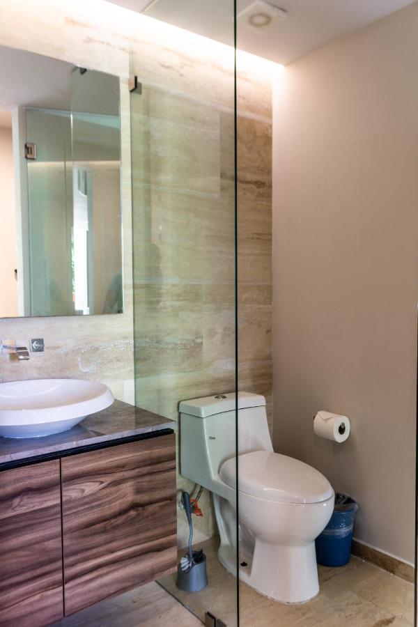 Big Studio At Kaab By The Beach With Roof Top Pool, Sauna And Jacuzzi Near Paseo Del Carmen Mall 普拉亚卡门 外观 照片