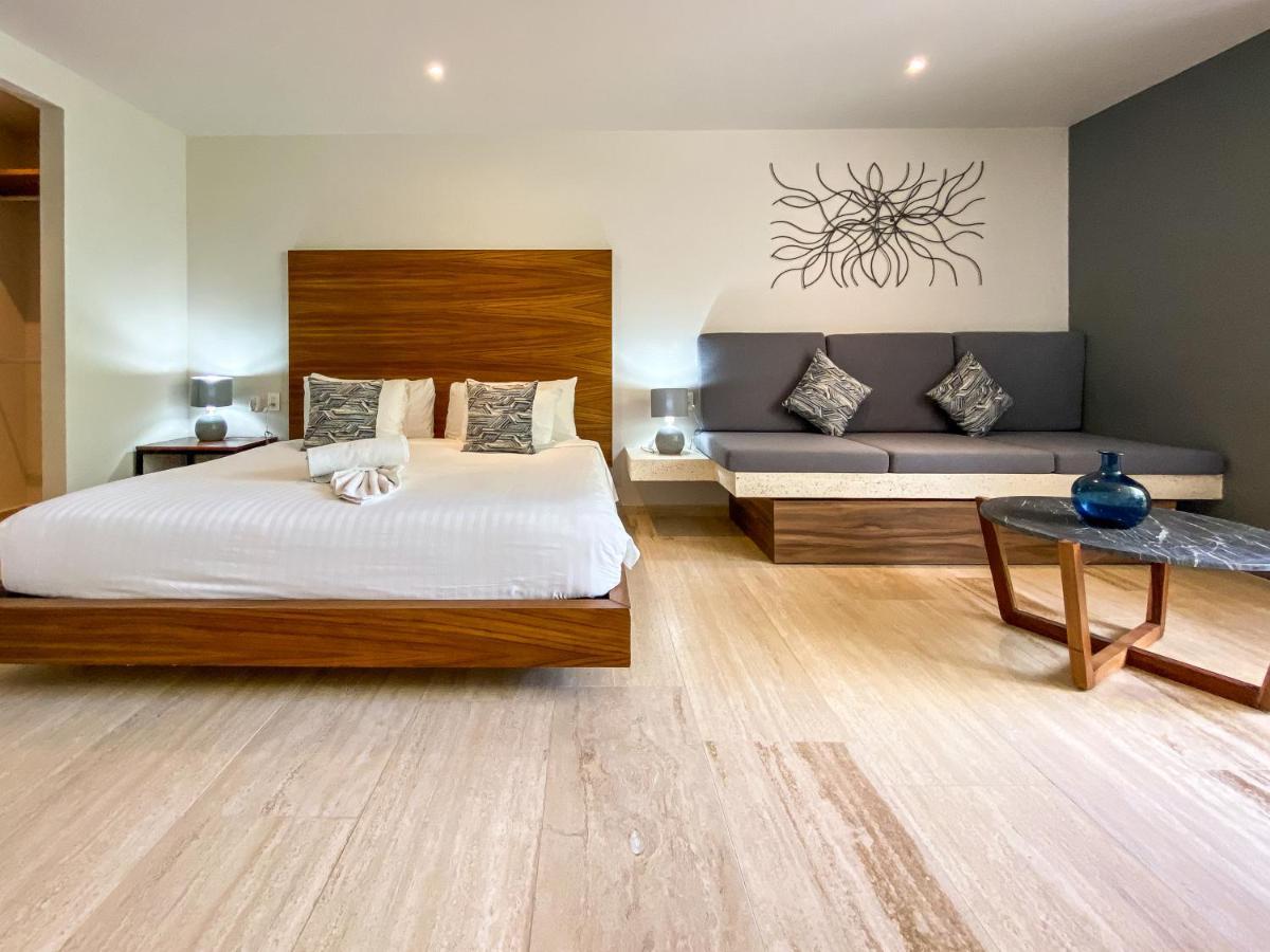 Big Studio At Kaab By The Beach With Roof Top Pool, Sauna And Jacuzzi Near Paseo Del Carmen Mall 普拉亚卡门 外观 照片